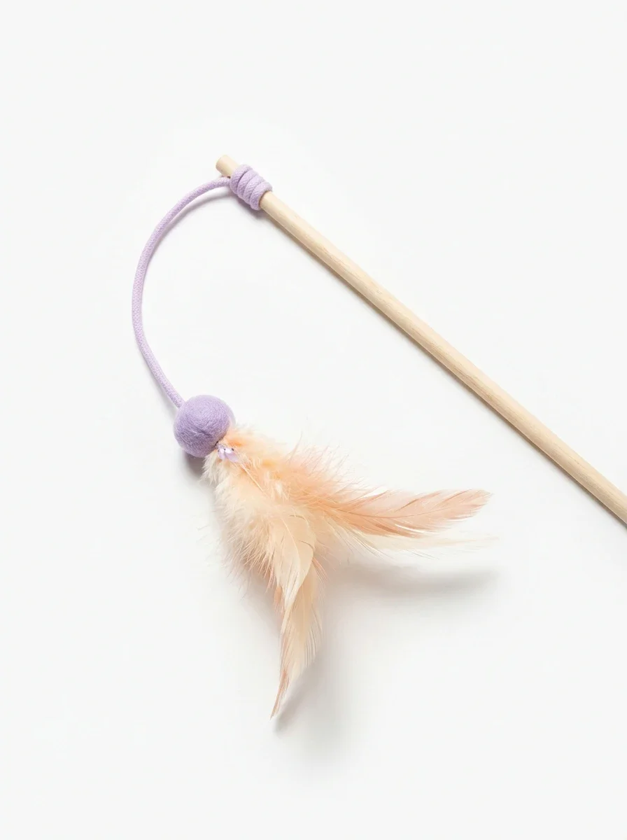 Shizen Feather Wand cat toy